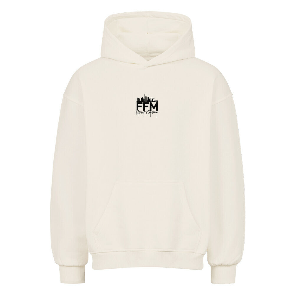 front hoodie skyline natural raw