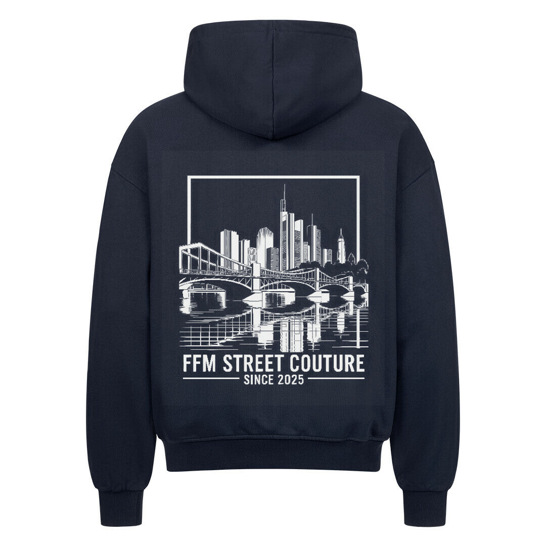 back zipper skyline french navy